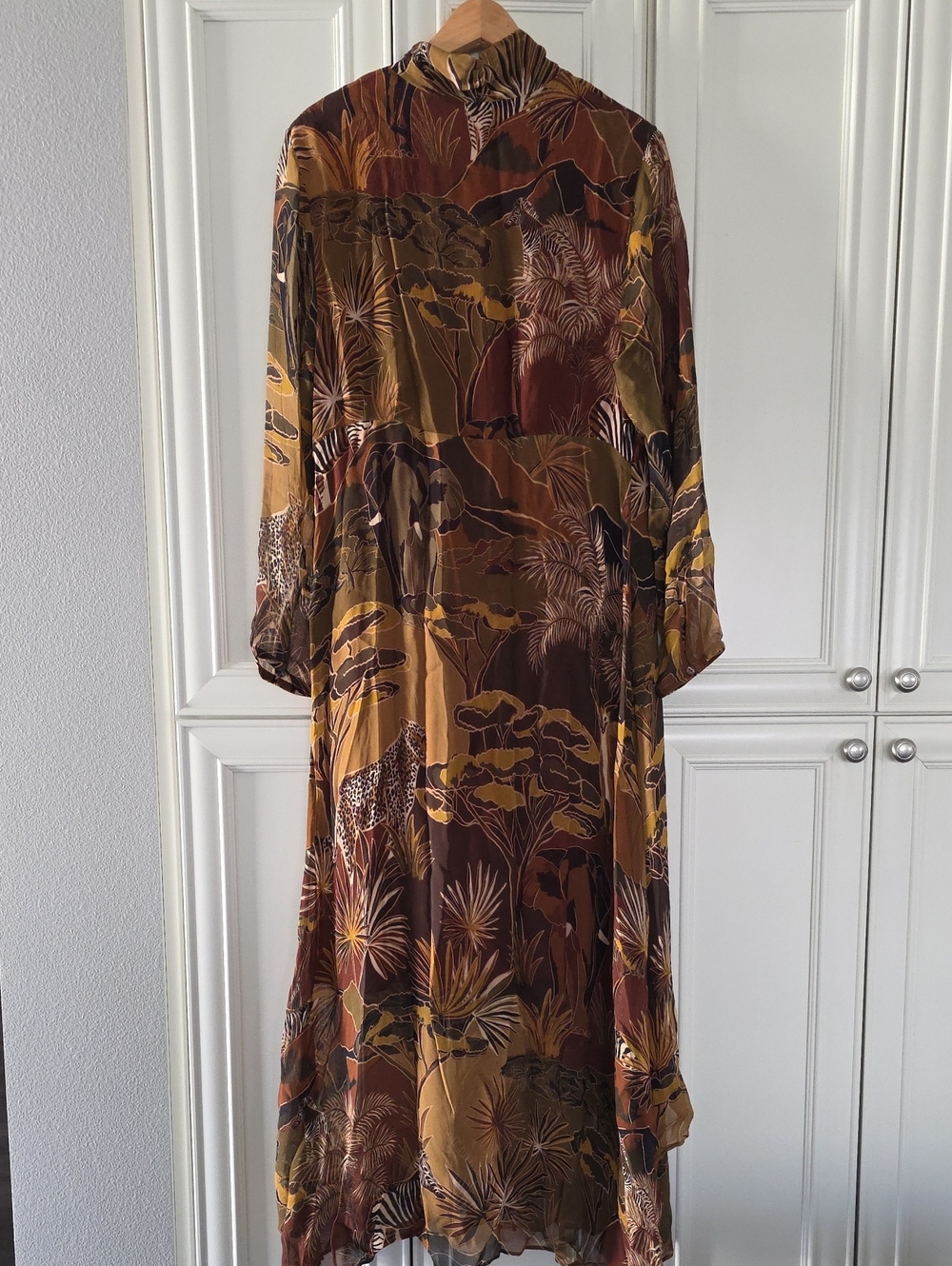 NWT FARM RIO | $240 Caramel Savana Dream Maxi Dress - Picture 15 of 15